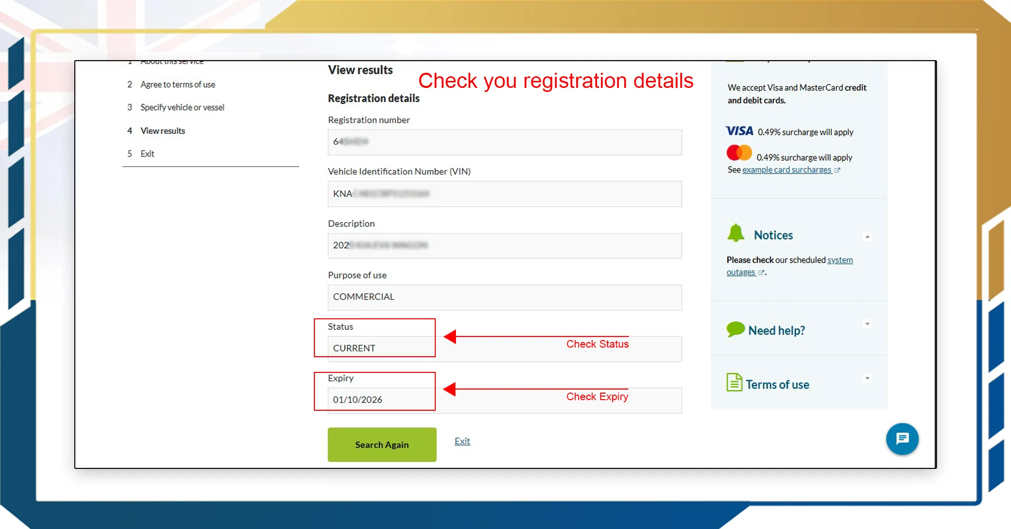 QLD Rego Check Step6